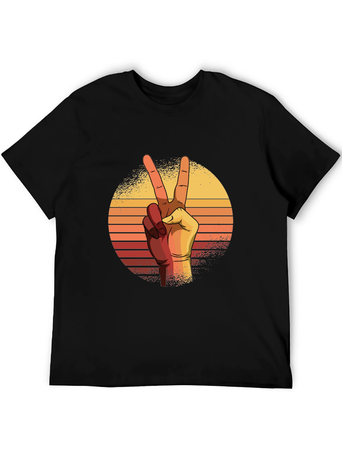 Retro Peace Sign T-Shirt - Vintage Style Tee