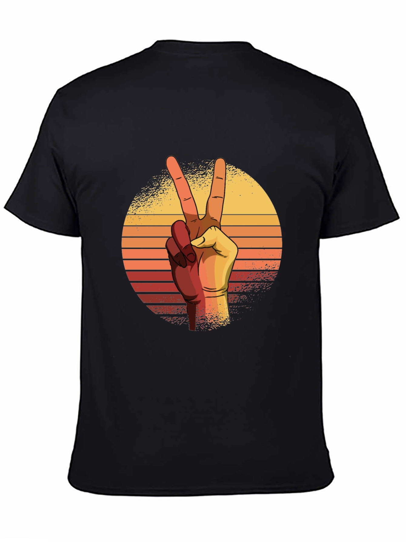 Retro Peace Sign T-Shirt - Vintage Style Tee