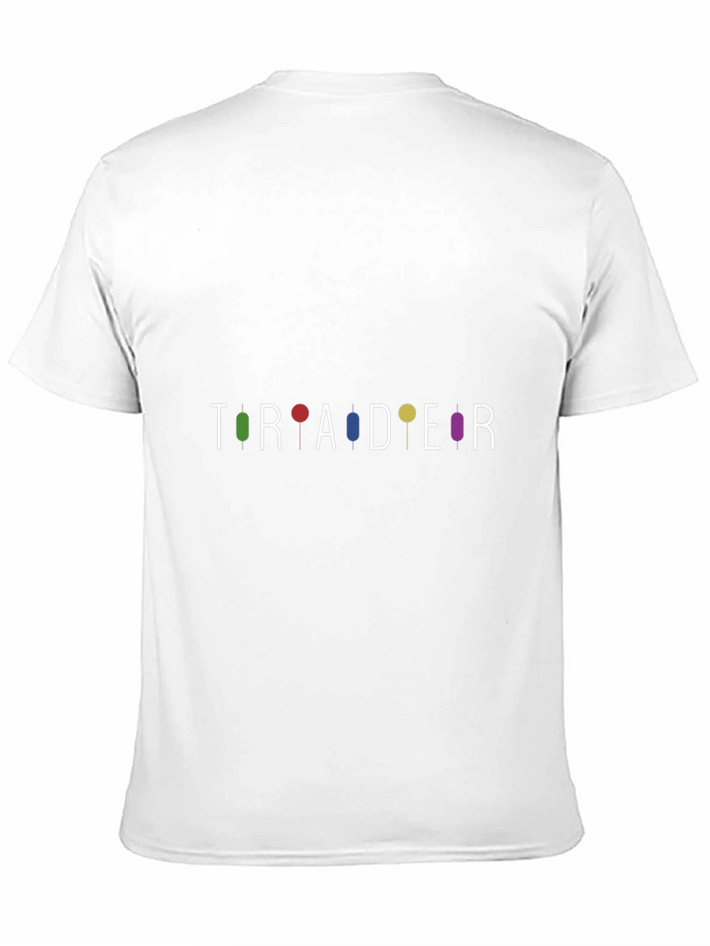 Trader Candlestick Chart T-Shirt - Black Cotton Blend