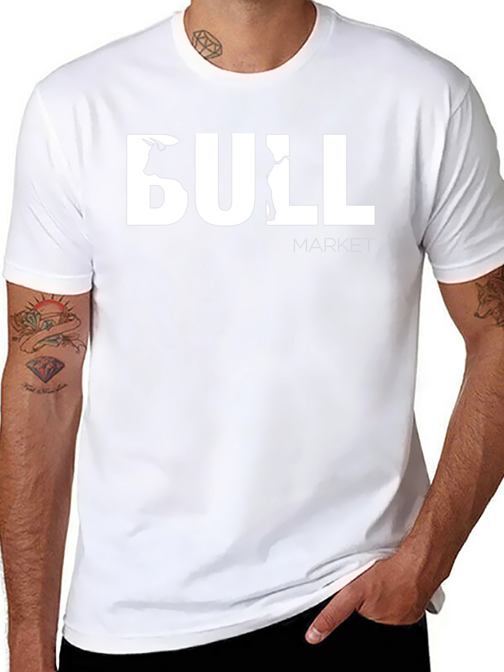 Bull Market Graphic Tee - Black