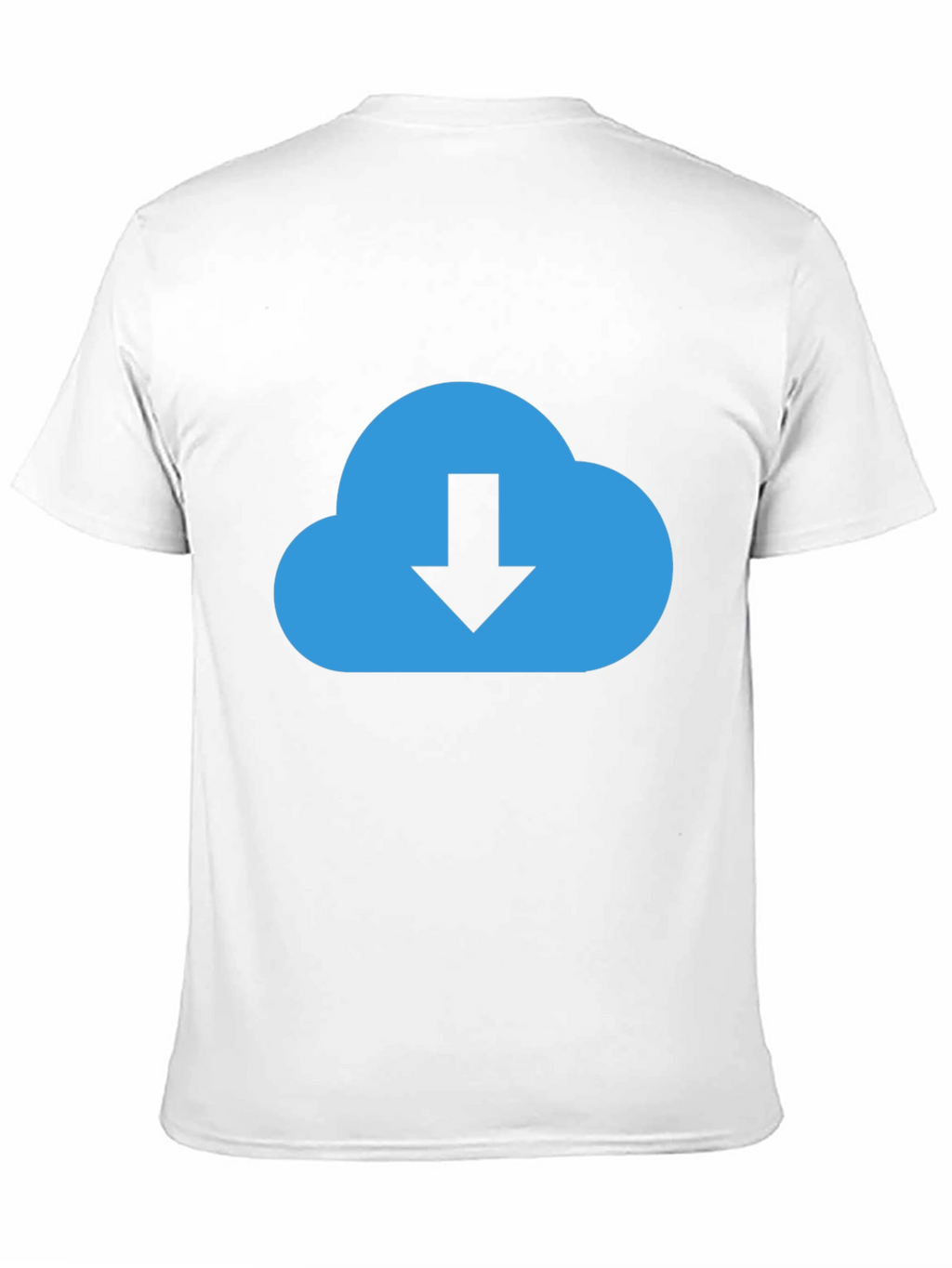 Cloud Download Graphic Tee - Stylish Black T-Shirt