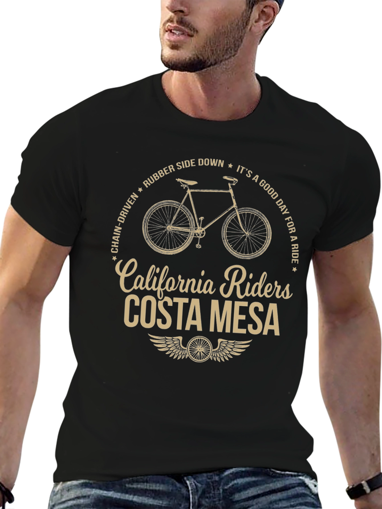 California Riders Costa Mesa Bike T-Shirt