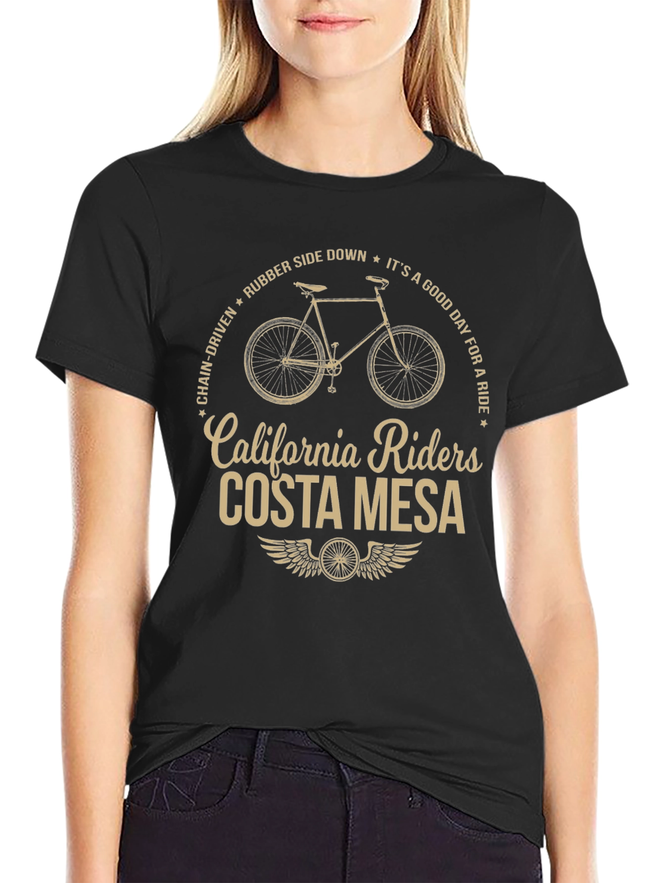 California Riders Costa Mesa Bike T-Shirt