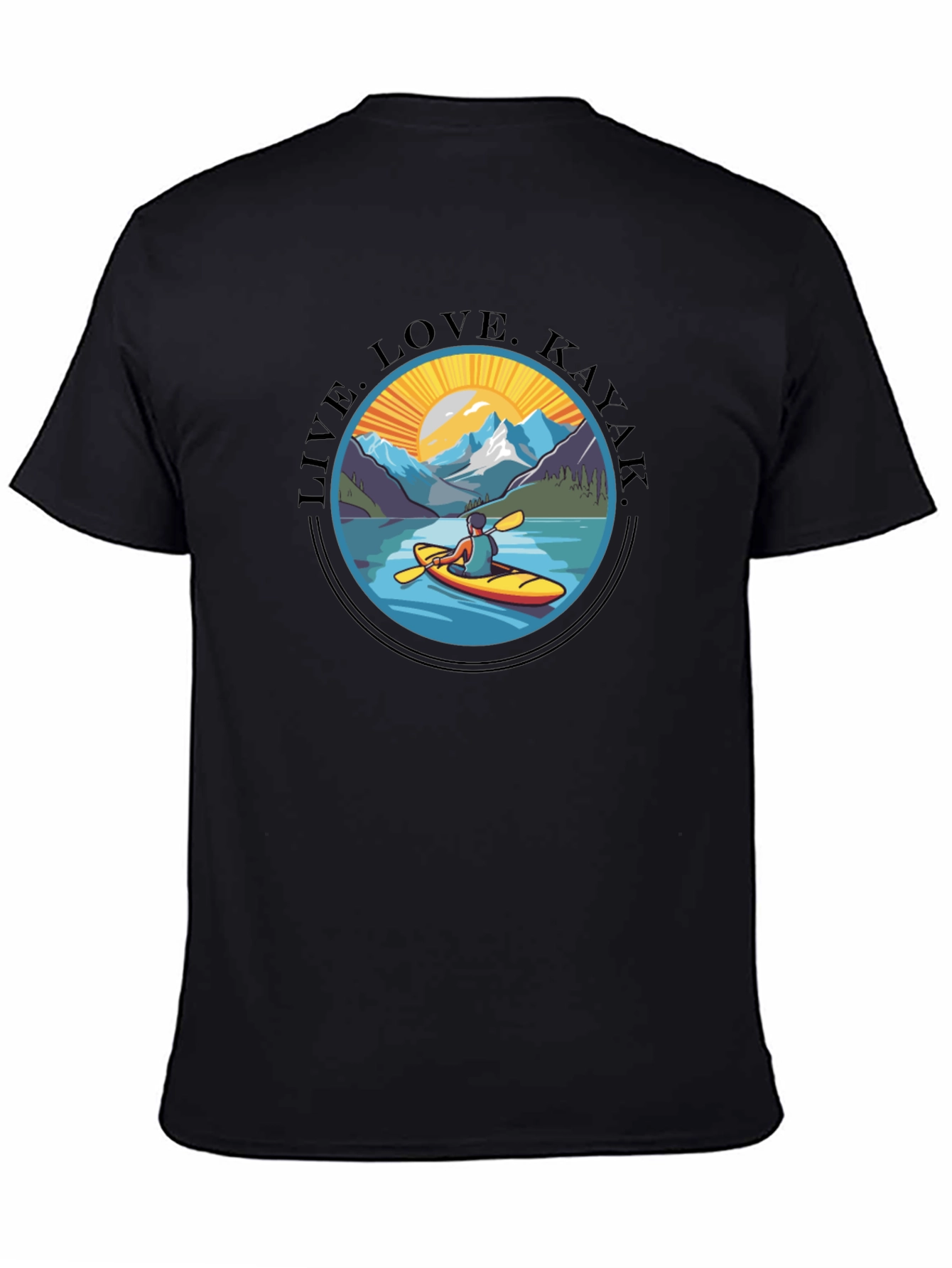 Live Love Kayak T-Shirt - Adventure Ready Tee