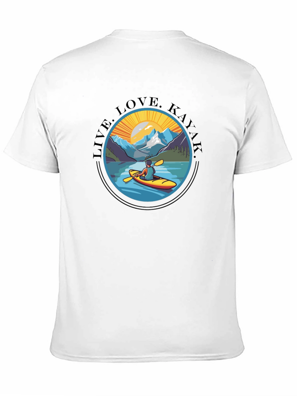 Live Love Kayak T-Shirt - Adventure Ready Tee