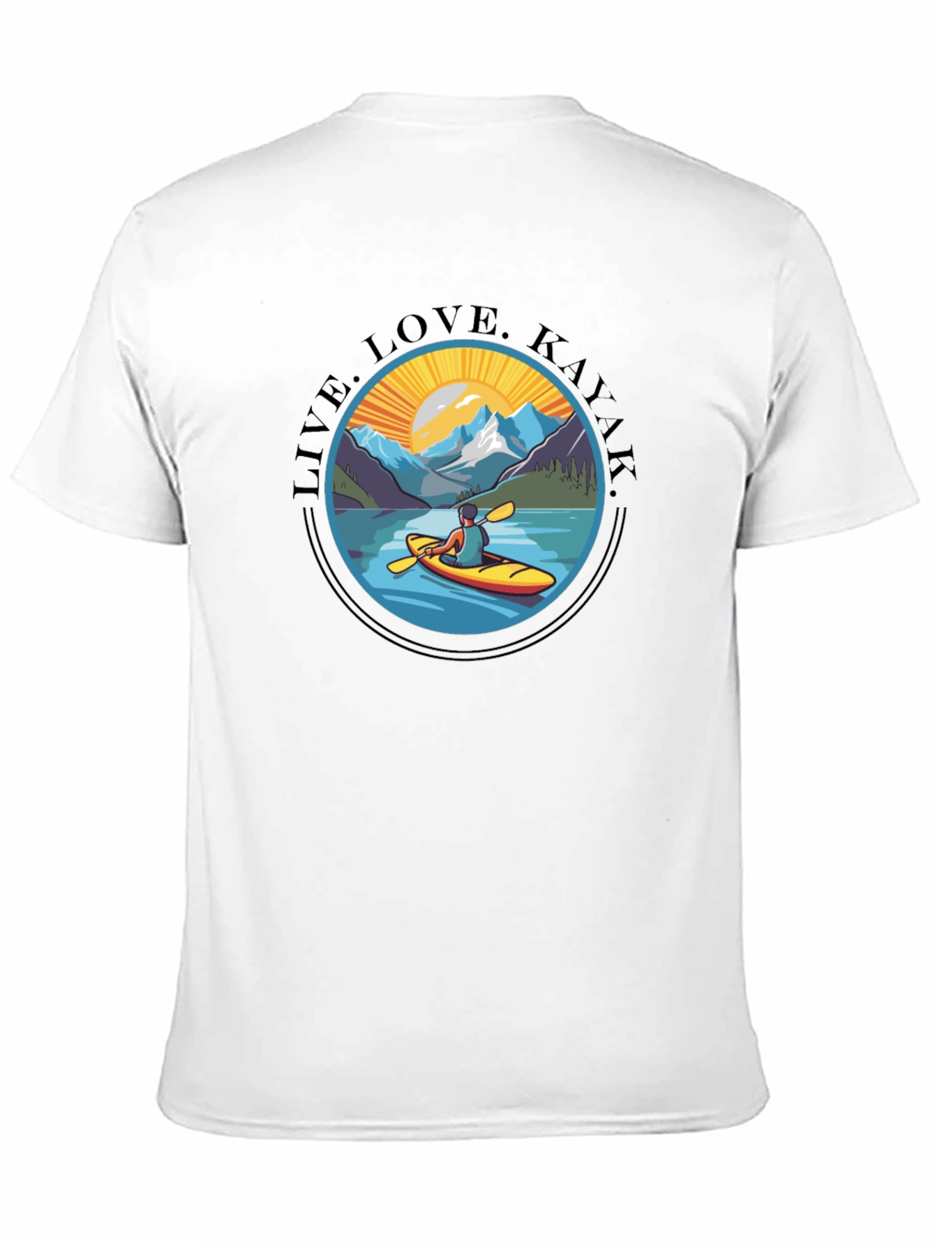 Live Love Kayak T-Shirt - Adventure Ready Tee