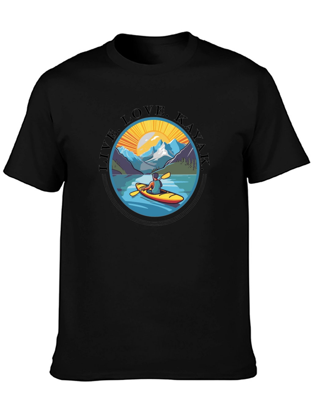 Live Love Kayak T-Shirt - Adventure Ready Tee
