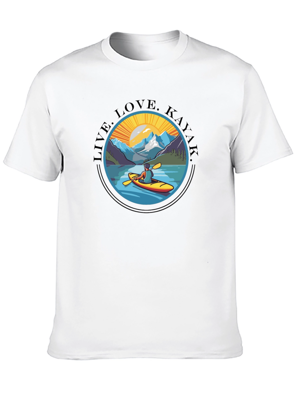 Live Love Kayak T-Shirt - Adventure Ready Tee