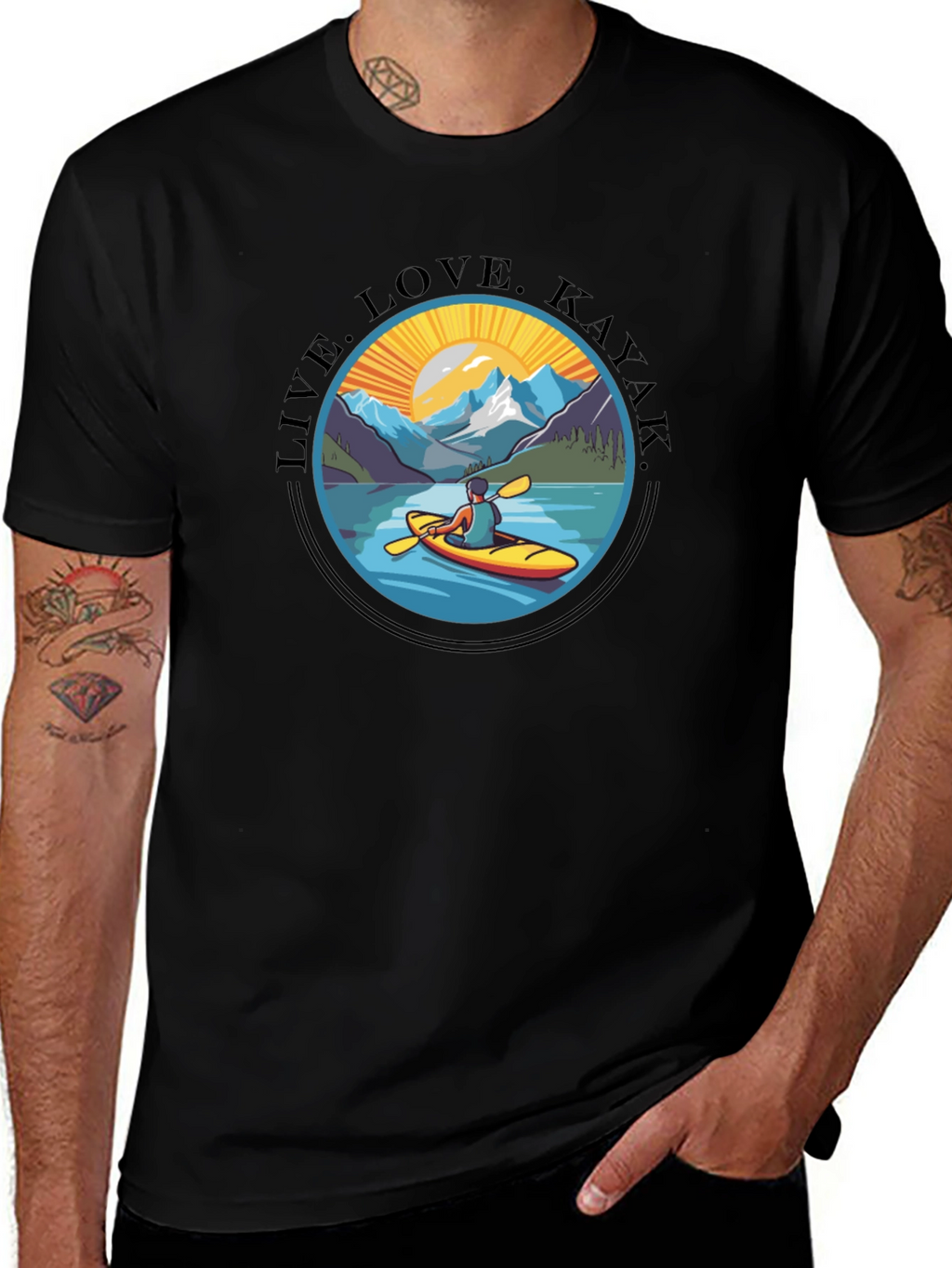 Live Love Kayak T-Shirt - Adventure Ready Tee