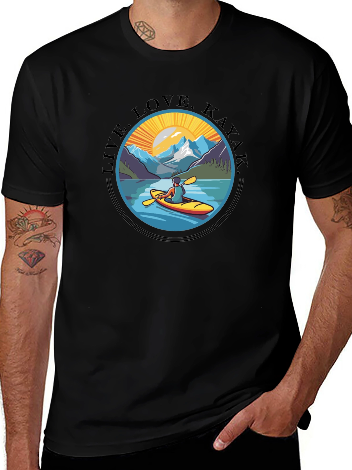 Live Love Kayak T-Shirt - Adventure Ready Tee