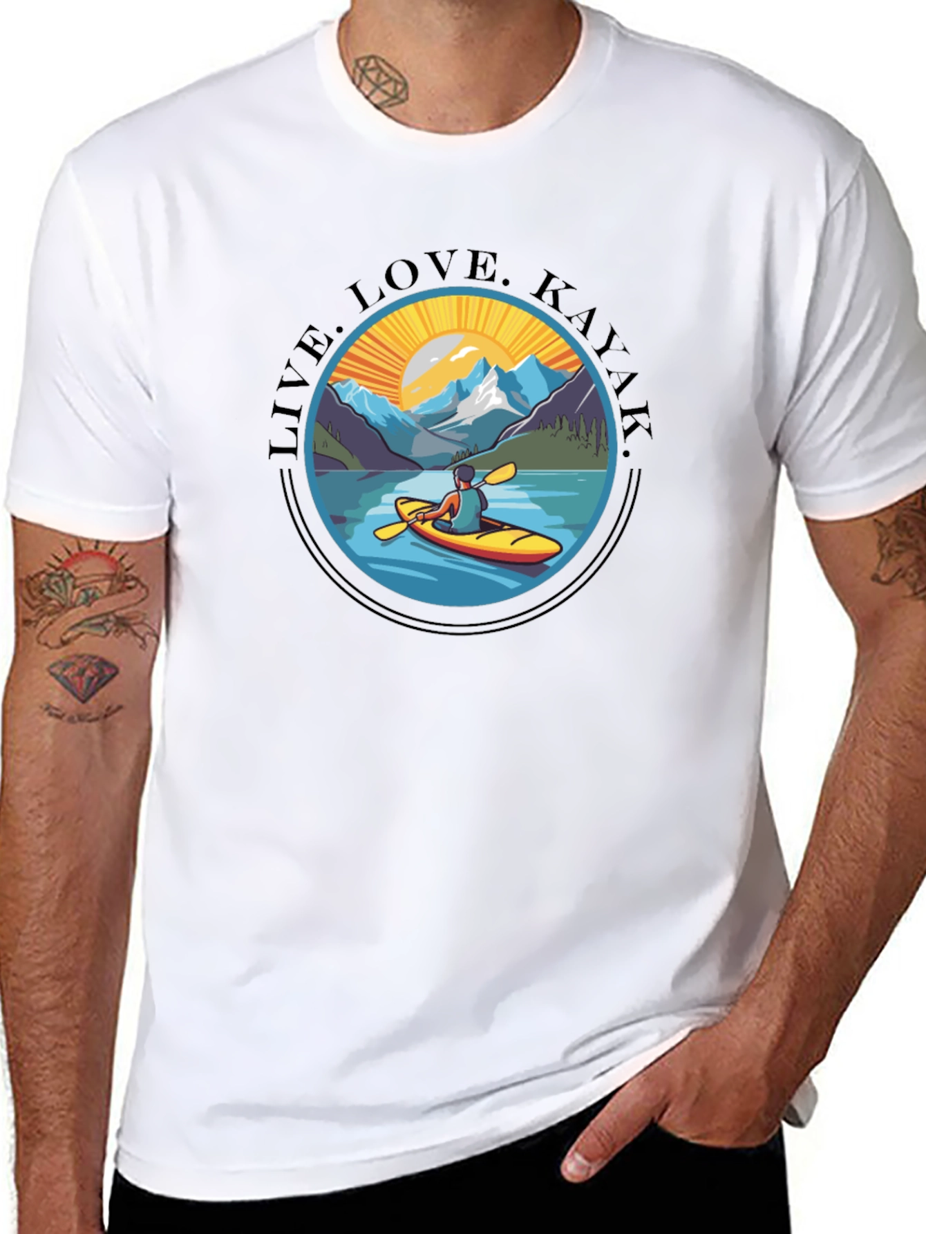 Live Love Kayak T-Shirt - Adventure Ready Tee