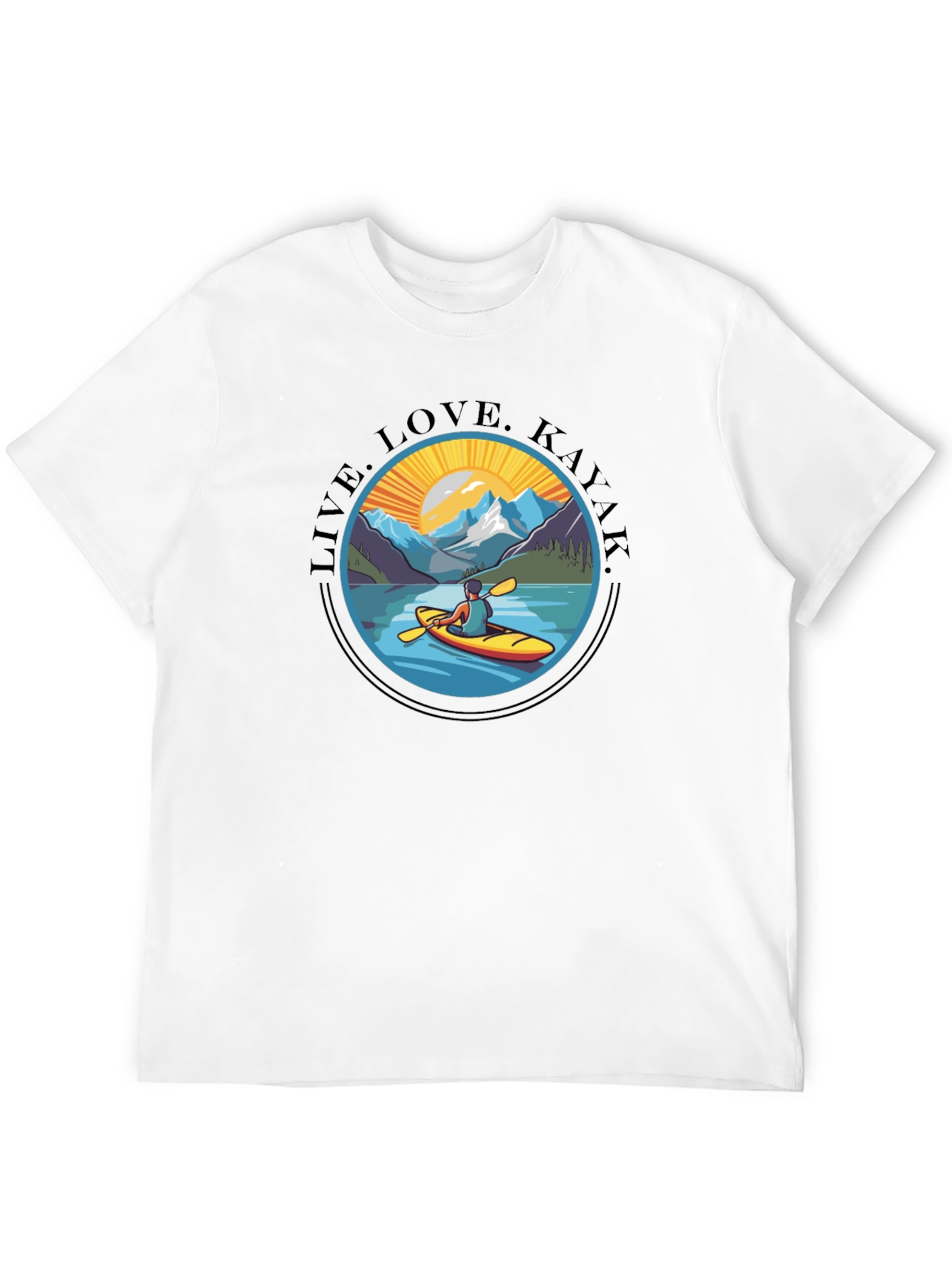 Live Love Kayak T-Shirt - Adventure Ready Tee