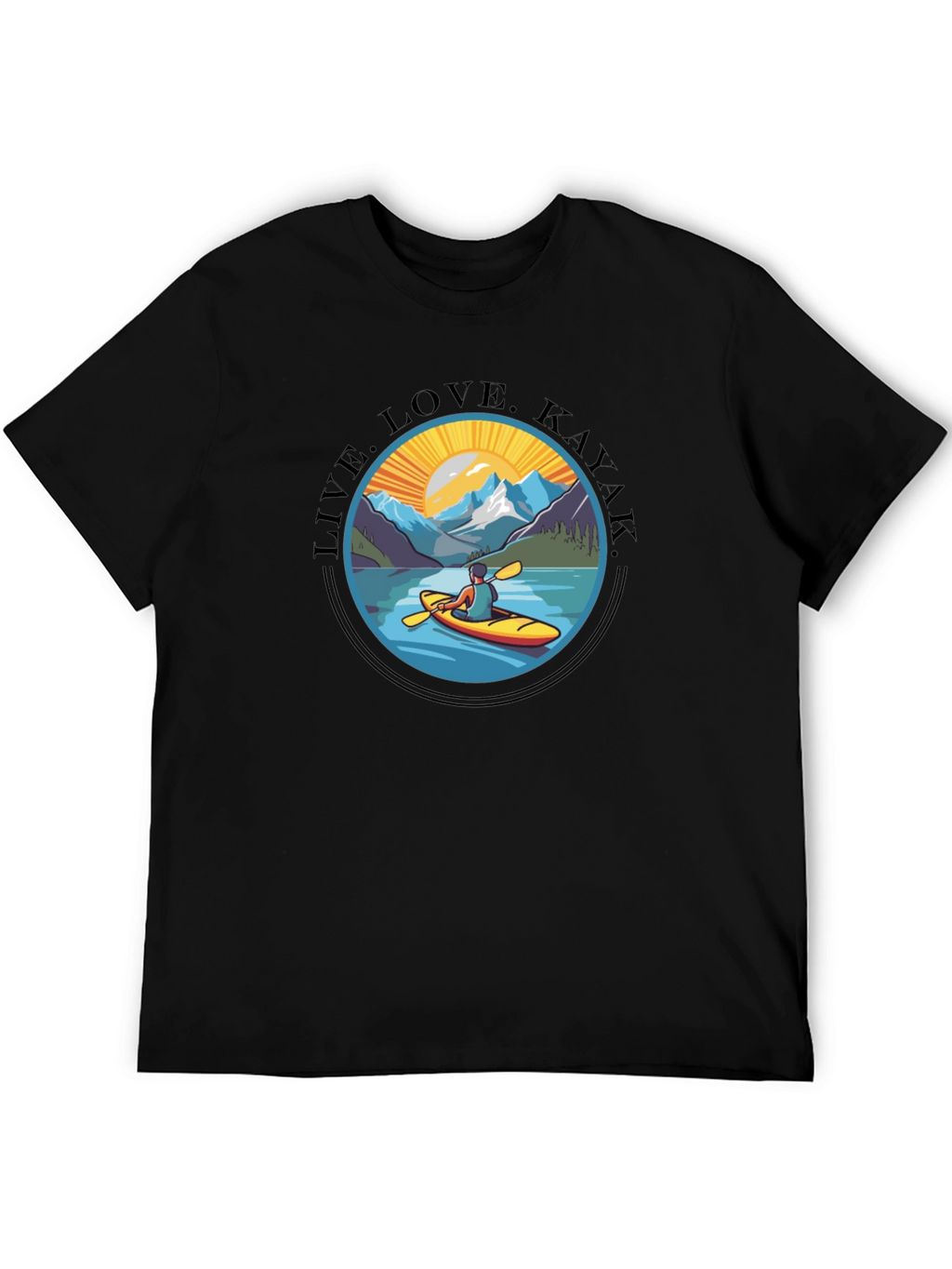 Live Love Kayak T-Shirt - Adventure Ready Tee