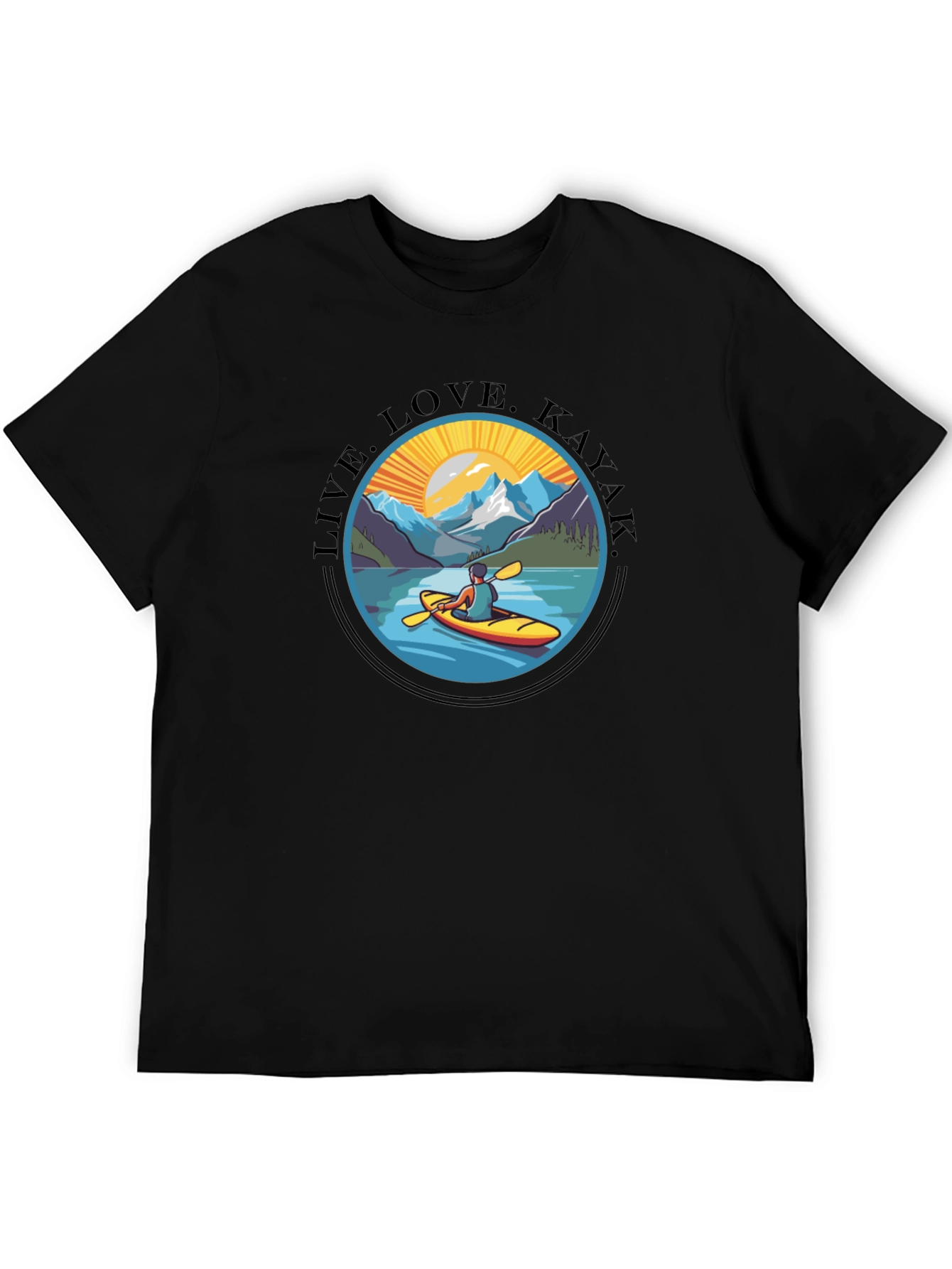 Live Love Kayak T-Shirt - Adventure Ready Tee