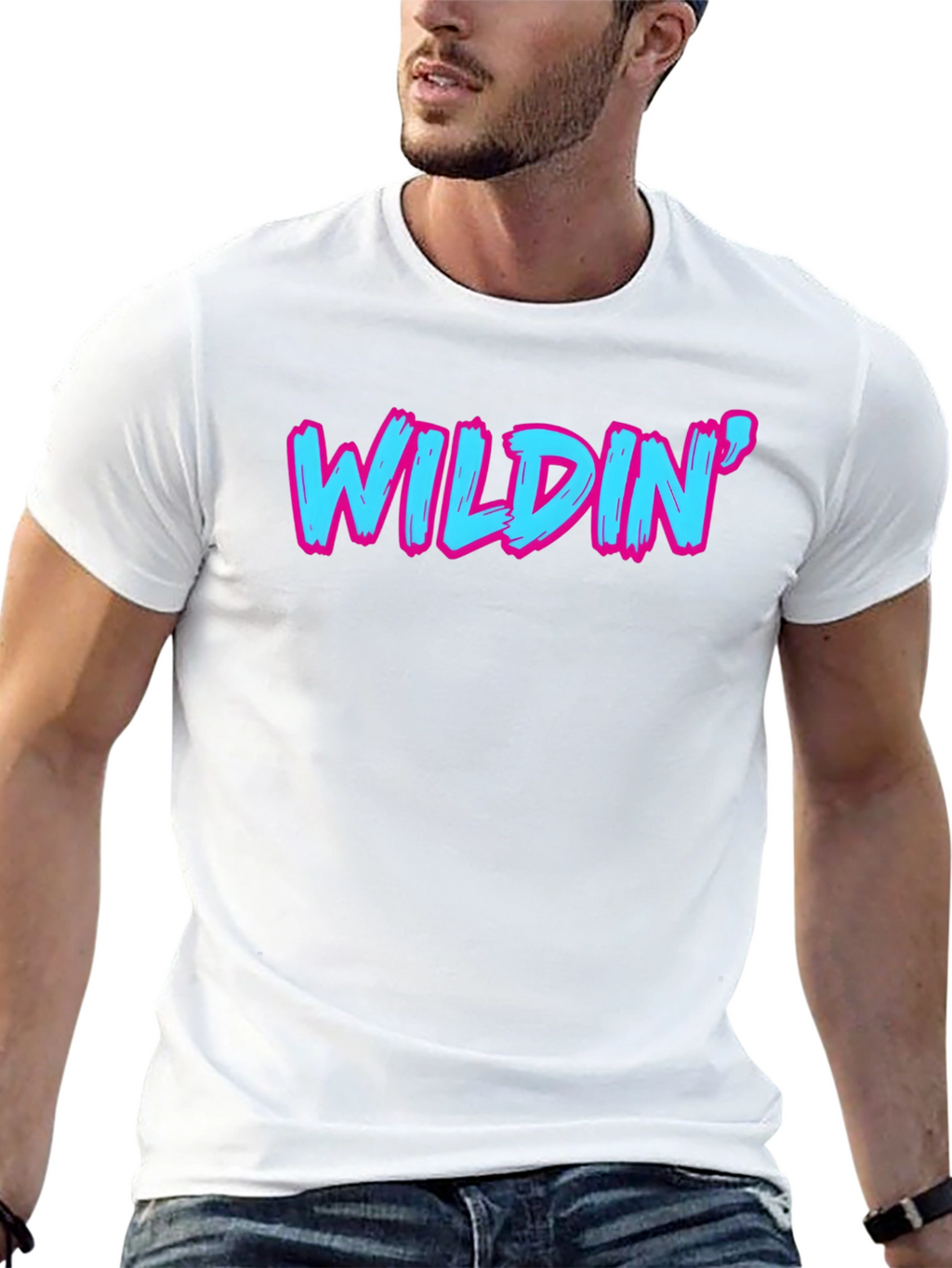 Wildin Graphic Tee - Bold Statement T-Shirt