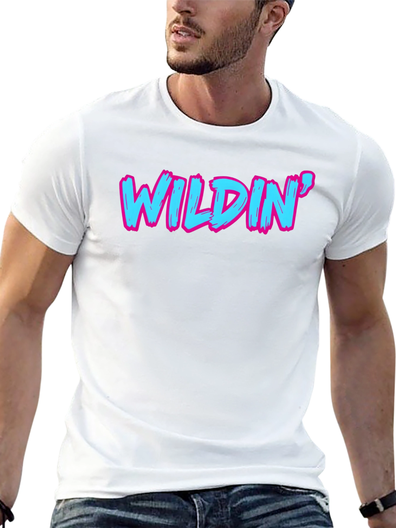 Wildin Graphic Tee - Bold Statement T-Shirt
