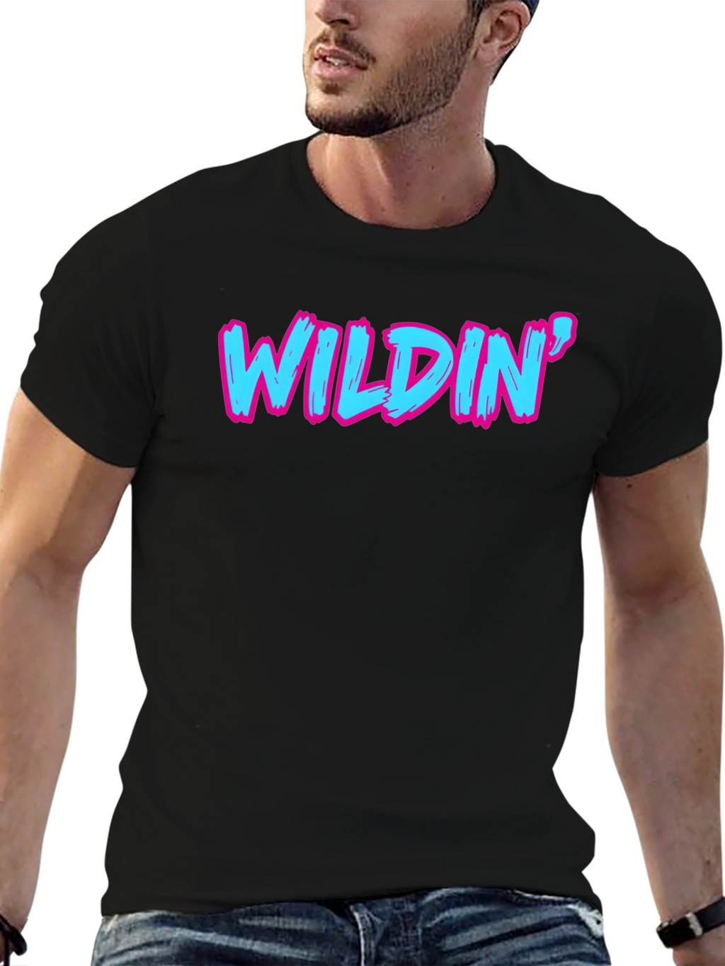 Wildin Graphic Tee - Bold Statement T-Shirt