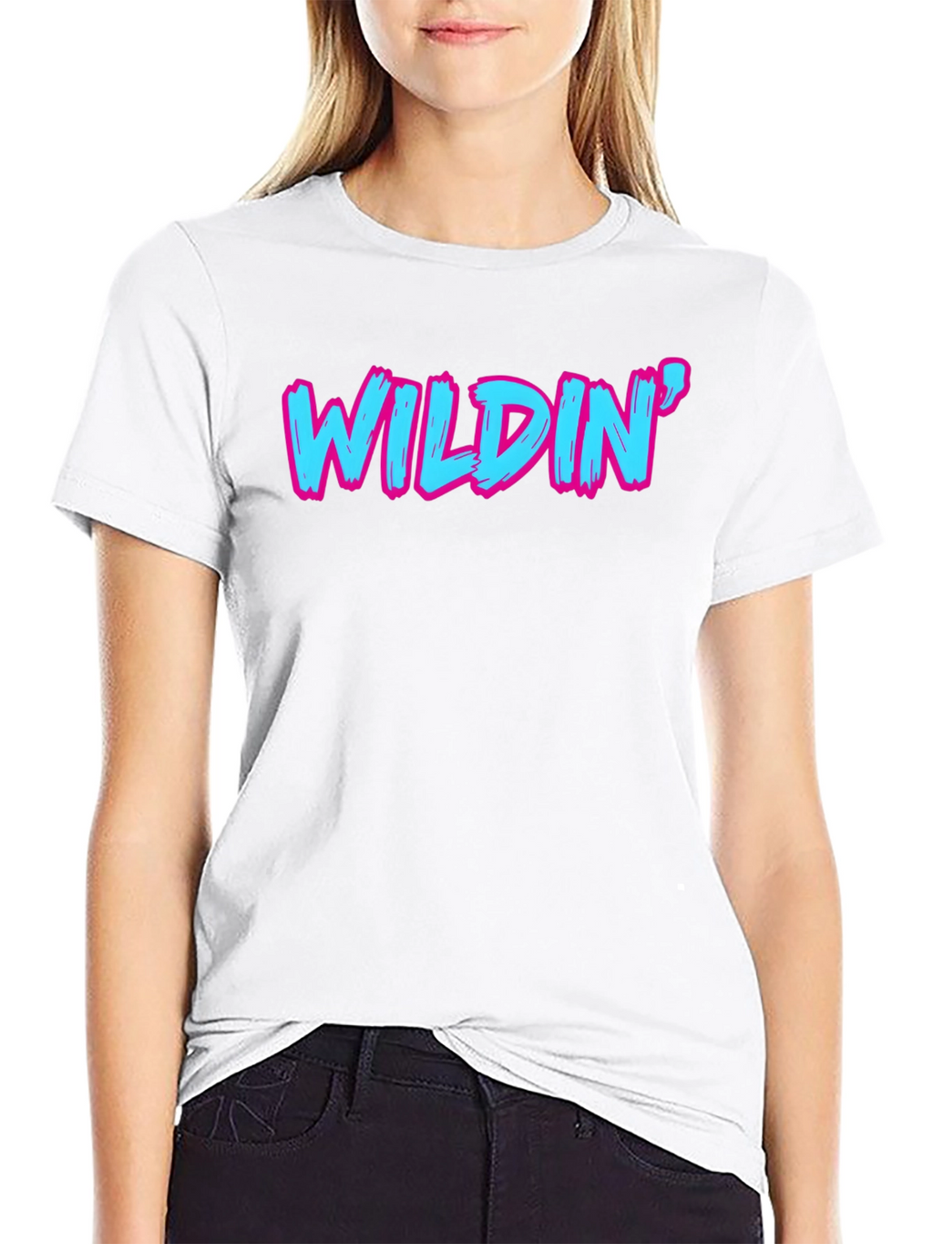Wildin Graphic Tee - Bold Statement T-Shirt