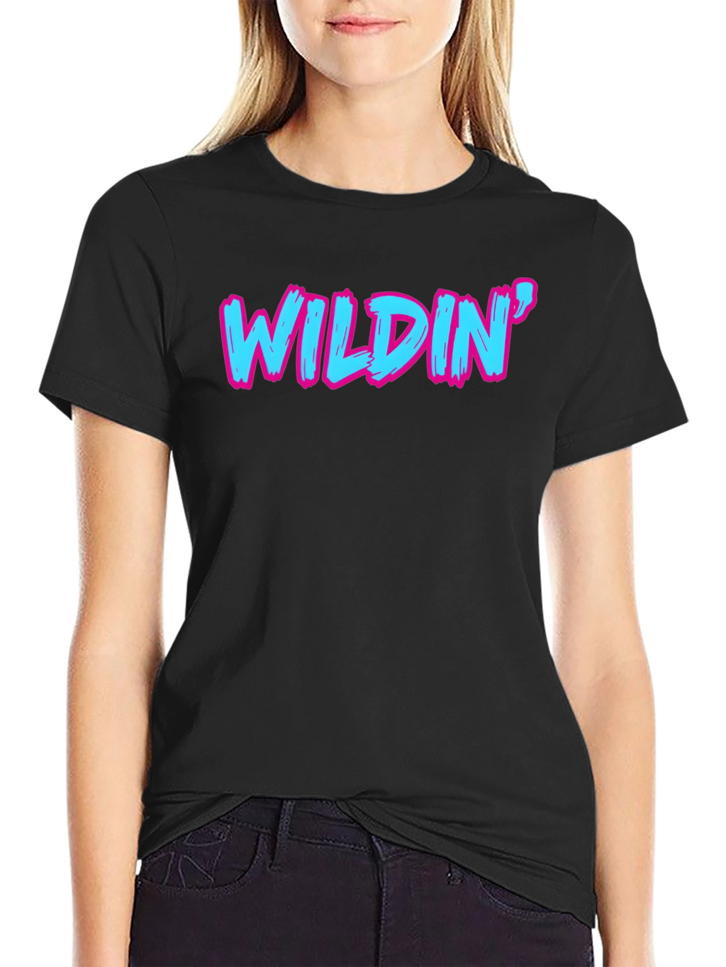 Wildin Graphic Tee - Bold Statement T-Shirt