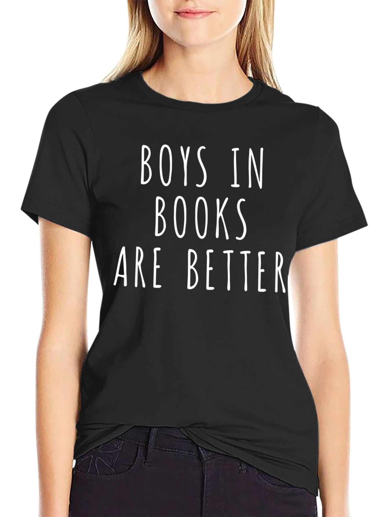 Boys in Books Are Better Graphic T-Shirt