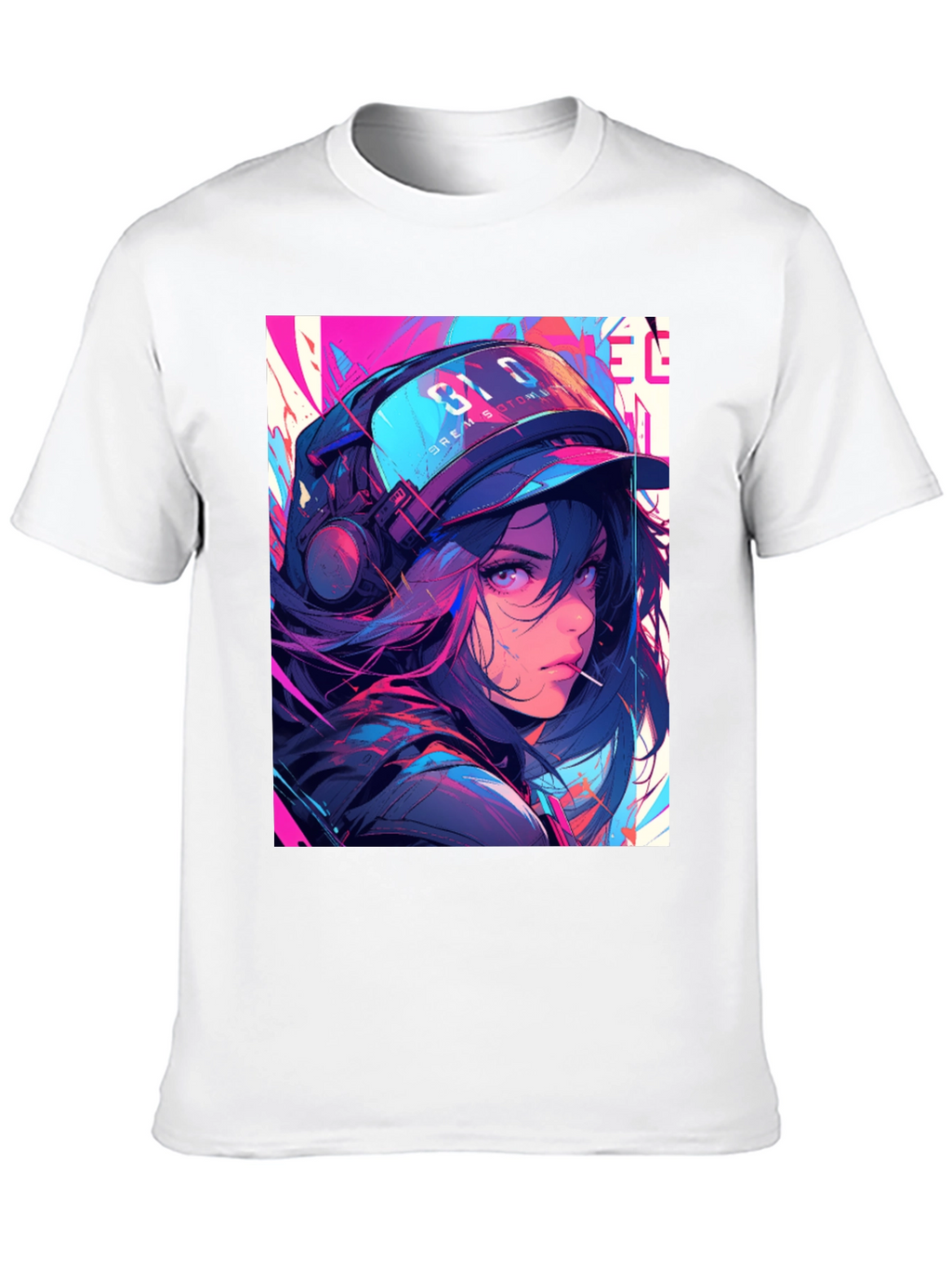 Anime Girl Graphic T-Shirt - Stylish Streetwear