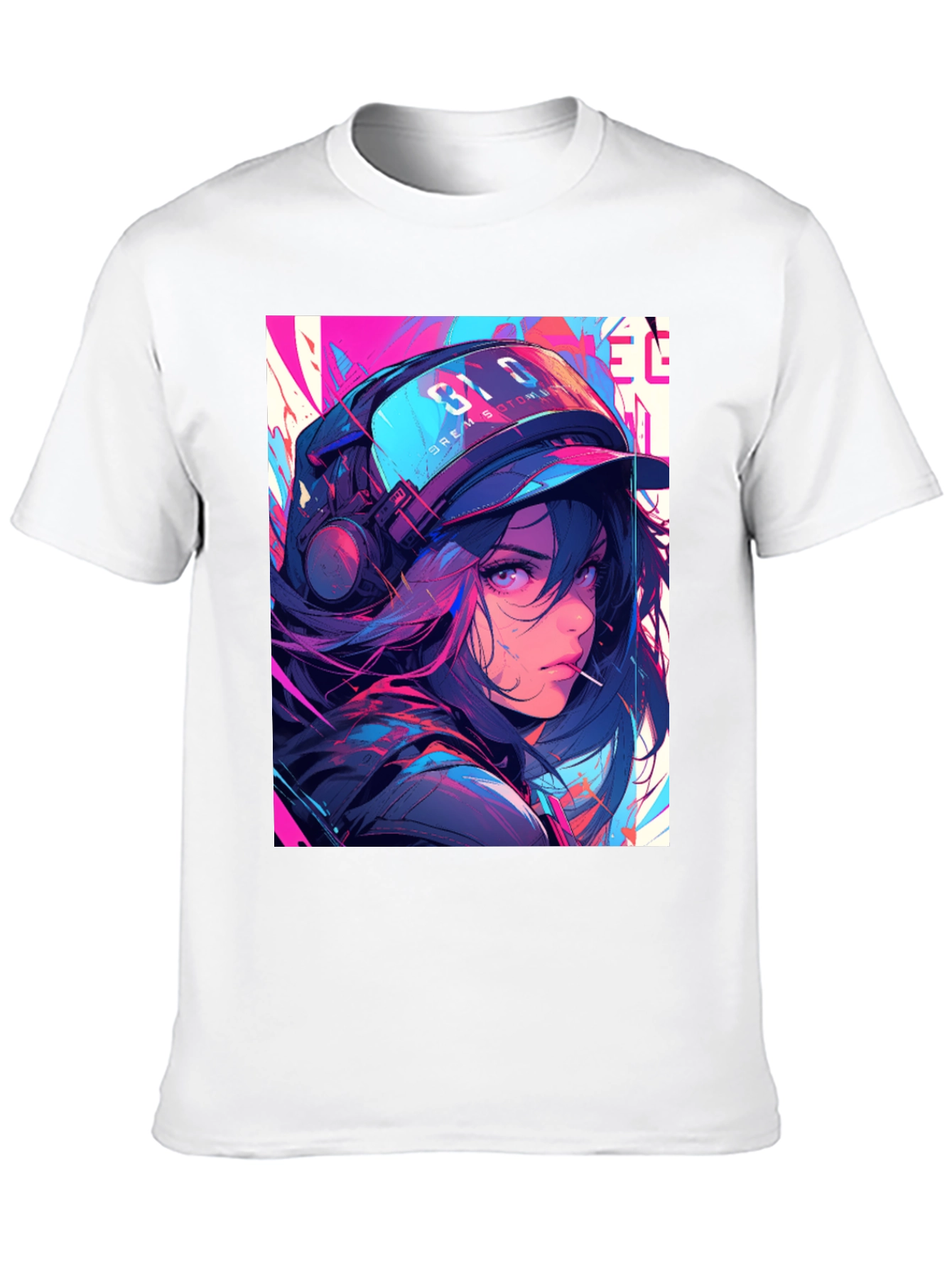 Anime Girl Graphic T-Shirt - Stylish Streetwear