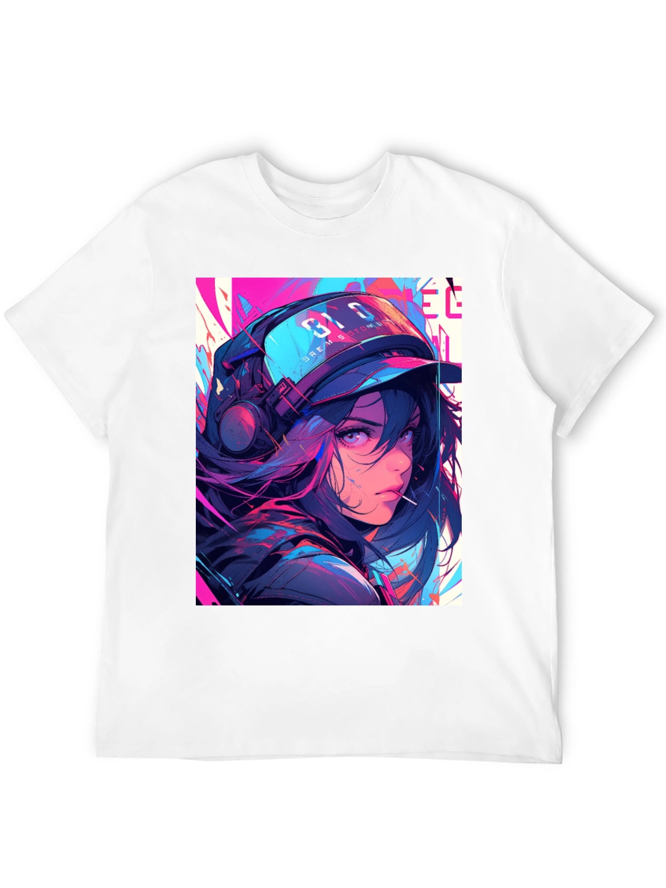 Anime Girl Graphic T-Shirt - Stylish Streetwear