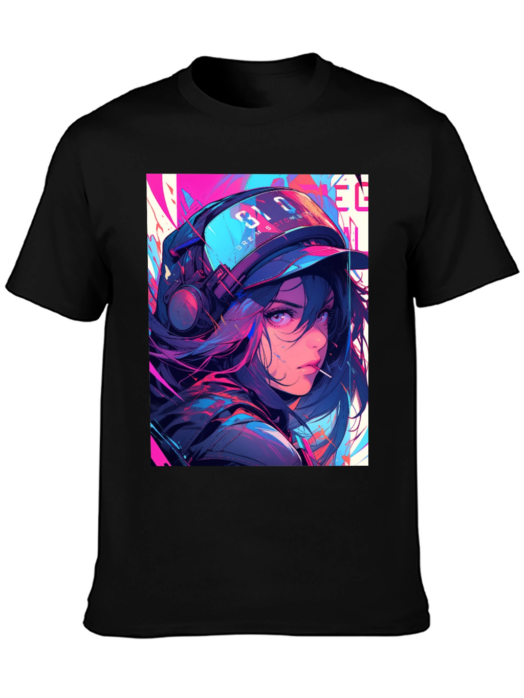 Anime Girl Graphic T-Shirt - Stylish Streetwear