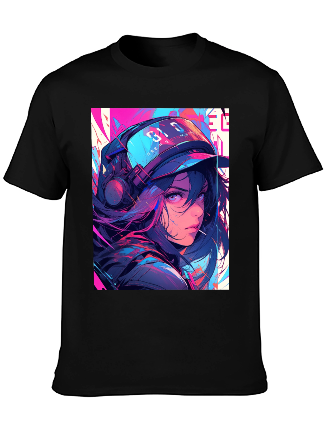 Anime Girl Graphic T-Shirt - Stylish Streetwear