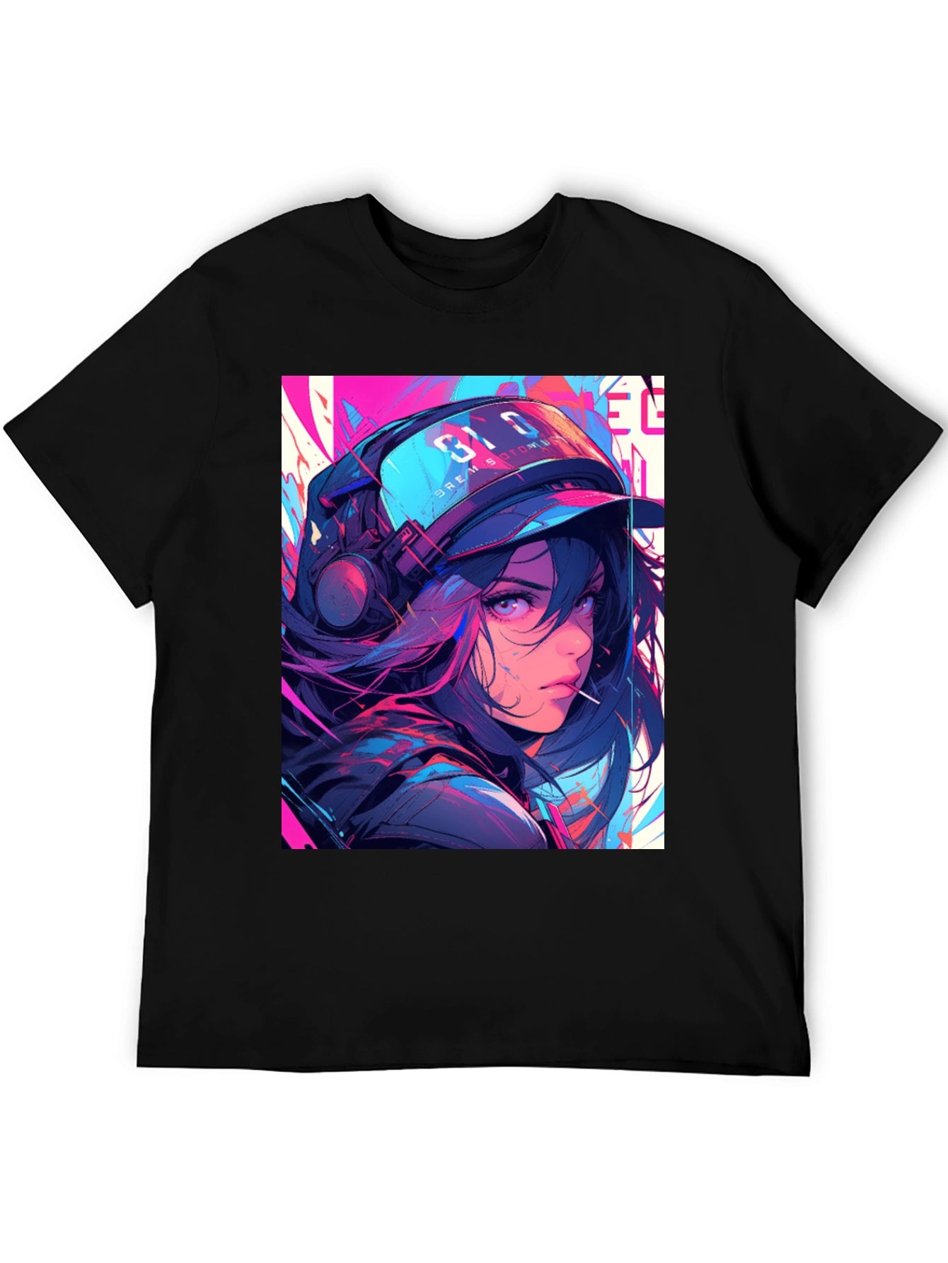 Anime Girl Graphic T-Shirt - Stylish Streetwear
