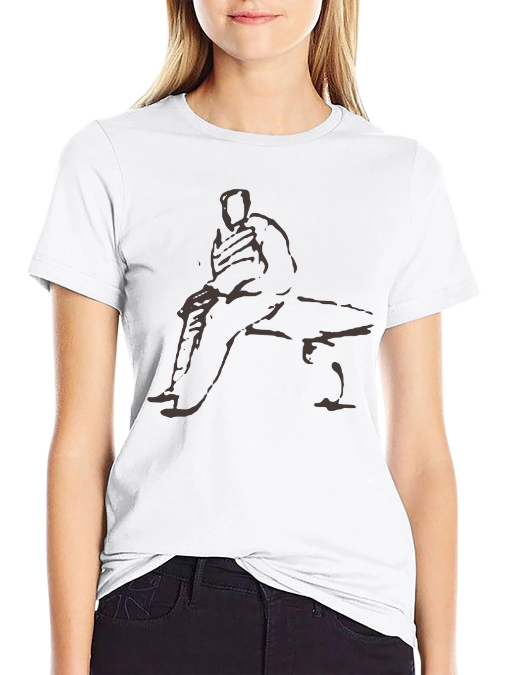 Sketch Art Graphic T-Shirt - Casual Comfort