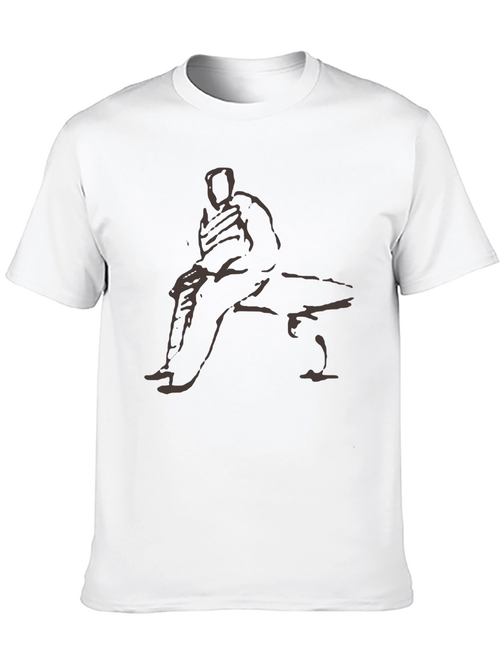 Sketch Art Graphic T-Shirt - Casual Comfort
