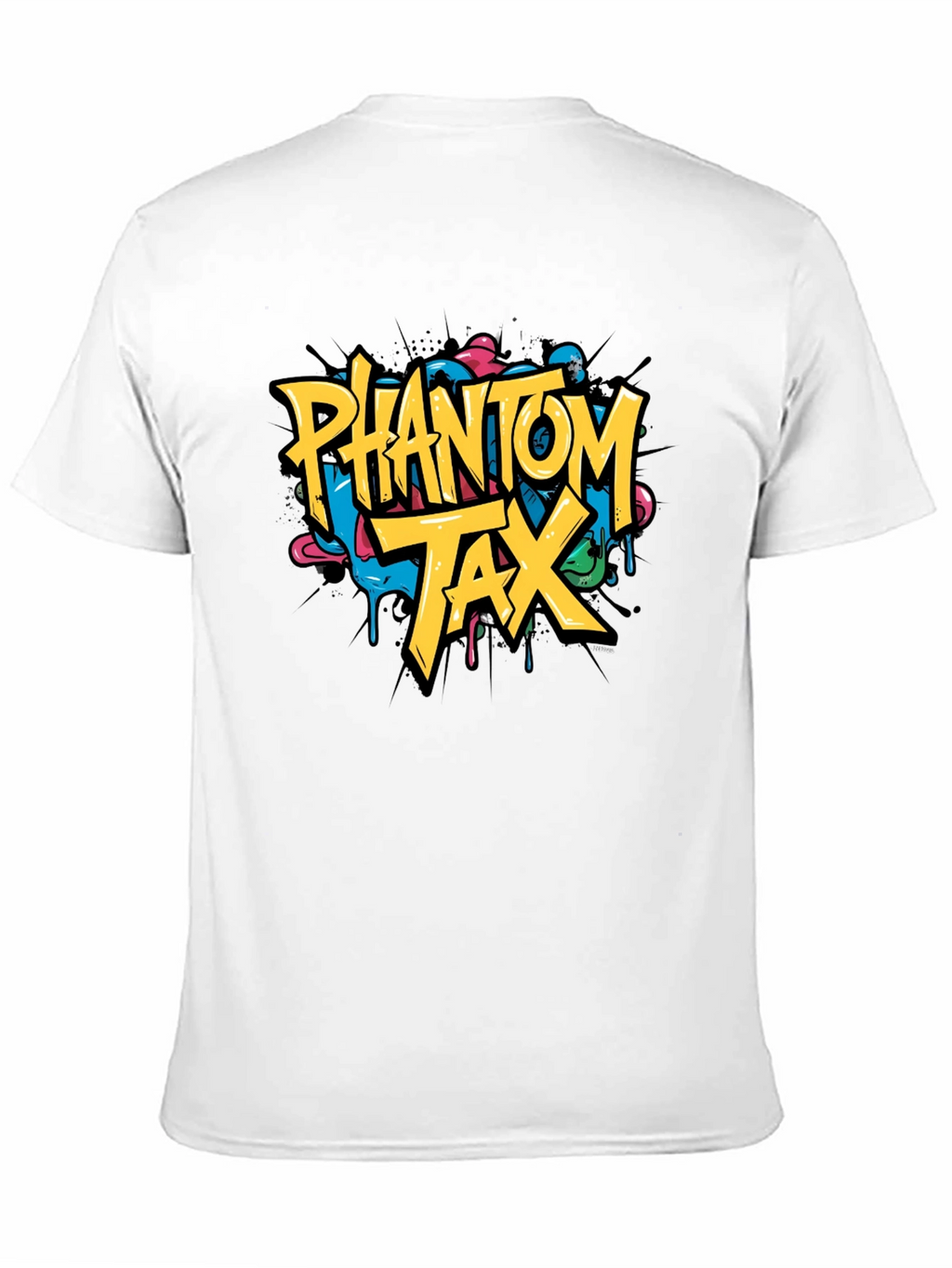 Phantom Tax Graphic T-Shirt - Trendy Black Tee