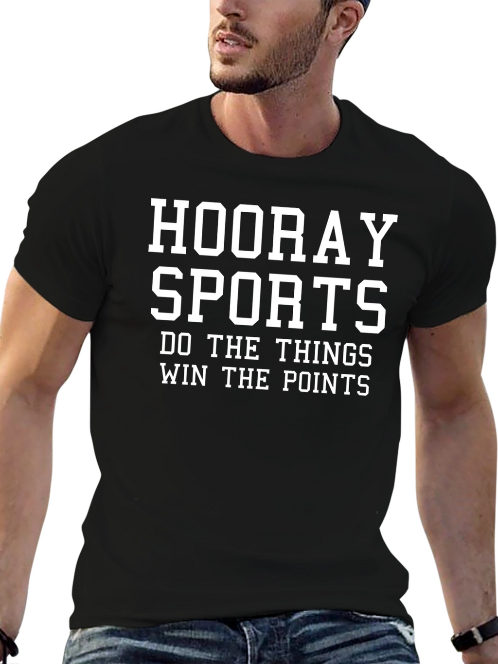 Hooray Sports Graphic T-Shirt