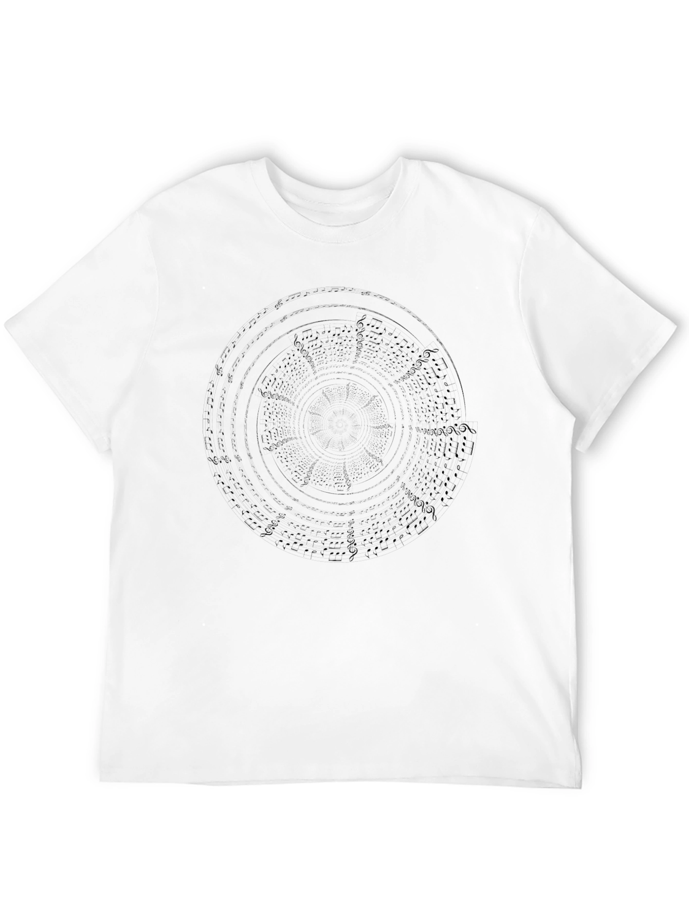 Mens Black Graphic Print T-Shirt