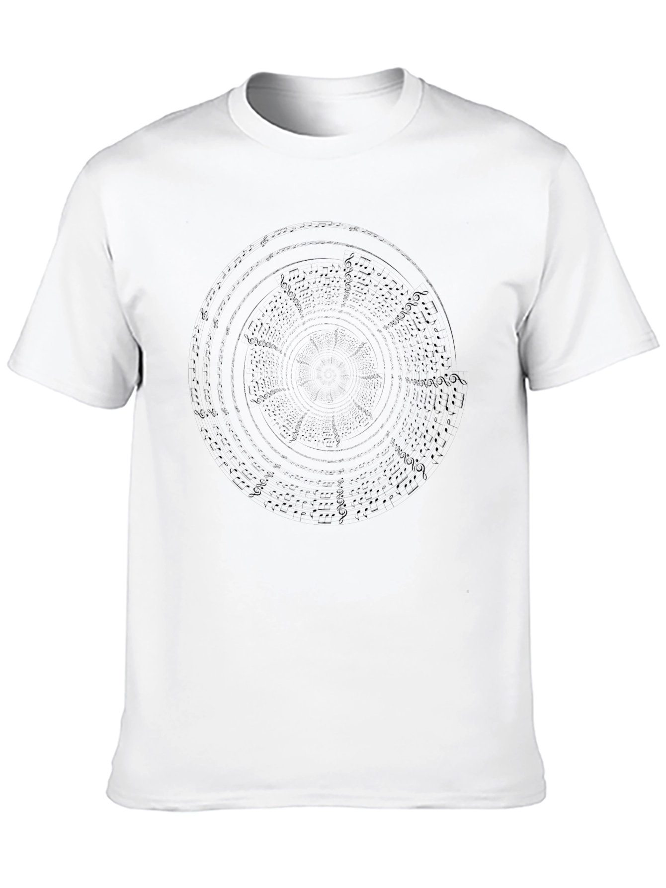 Mens Black Graphic Print T-Shirt