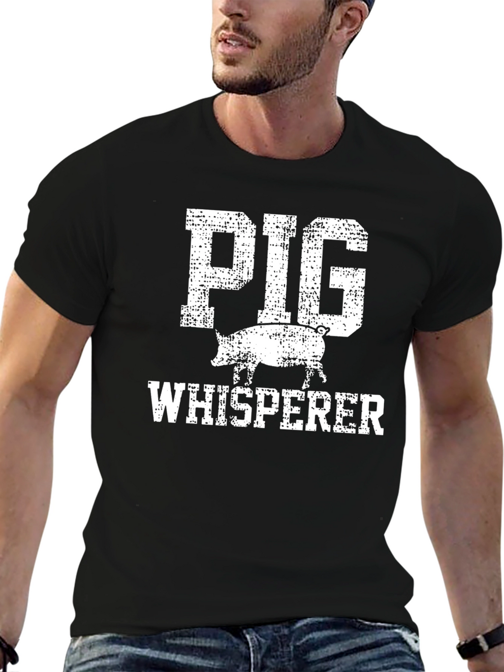 Pig Whisperer Graphic T-Shirt