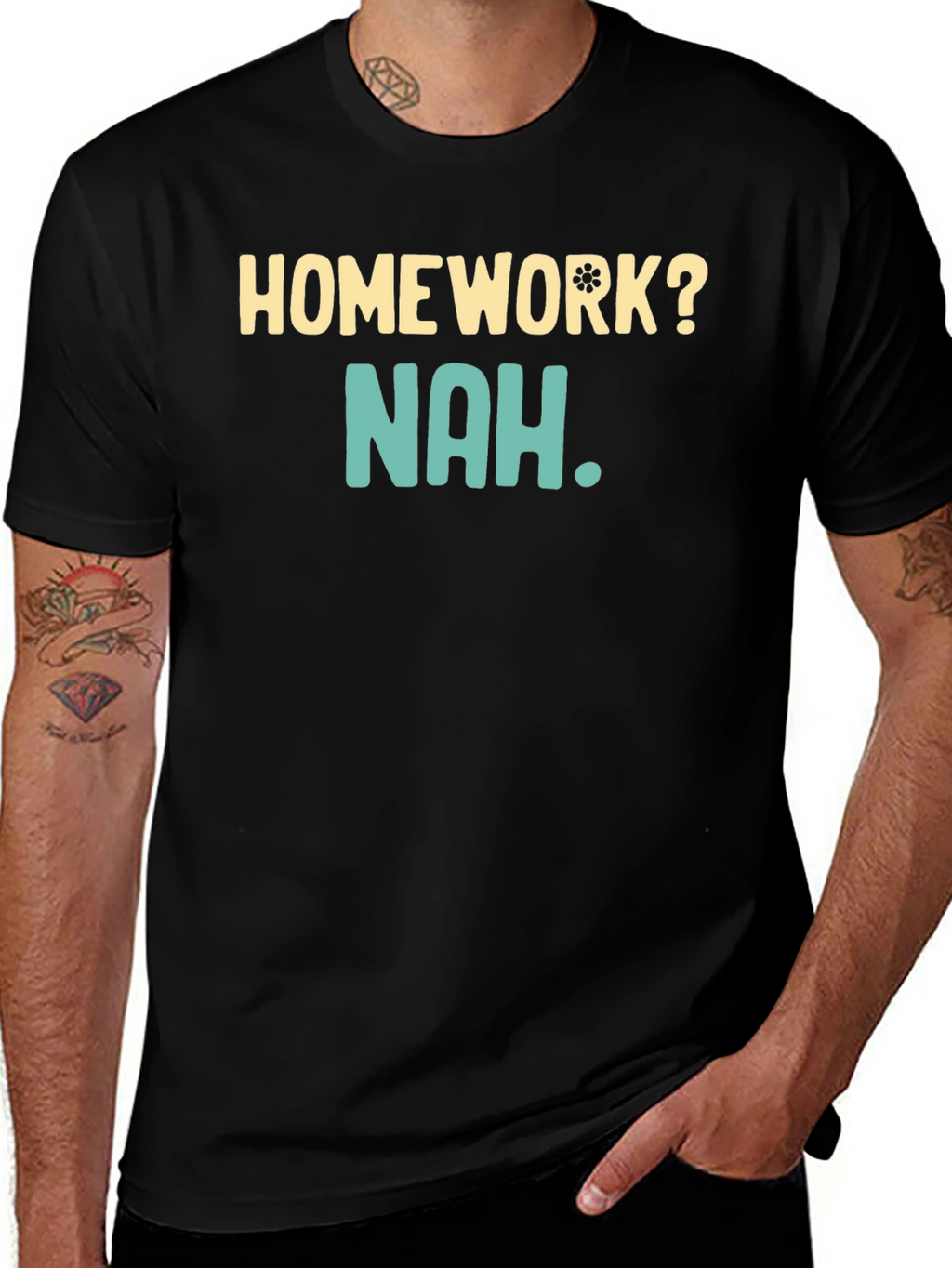 Homework? Nah T-Shirt - Funny Casual Wear