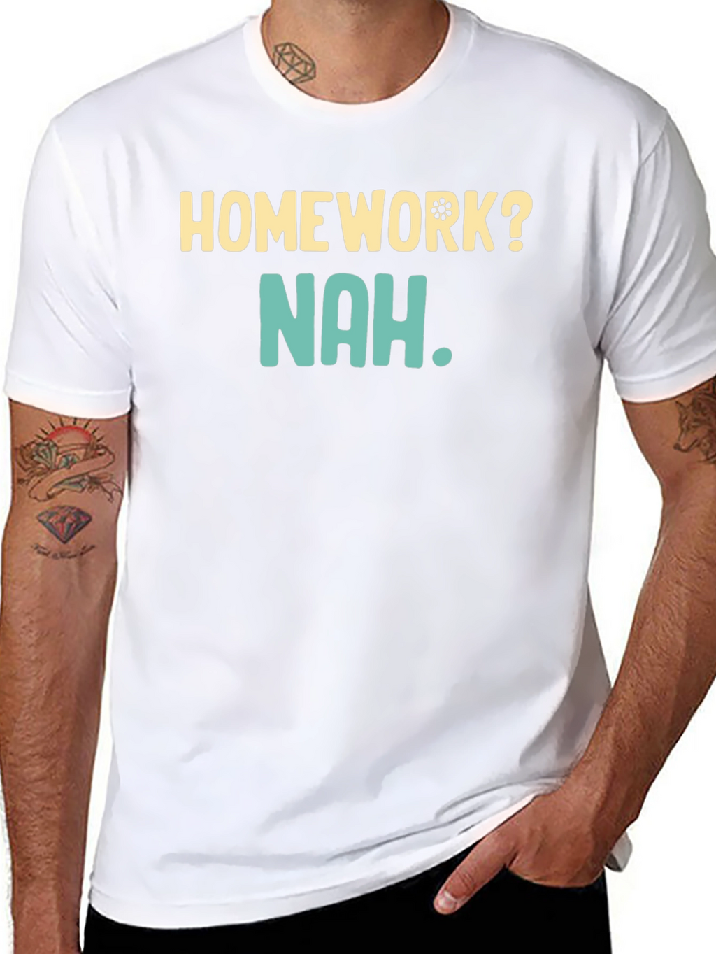 Homework? Nah T-Shirt - Funny Casual Wear