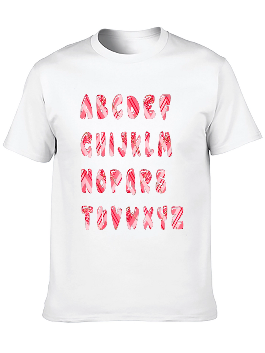 Candy Alphabet T-Shirt - Sweet & Stylish!