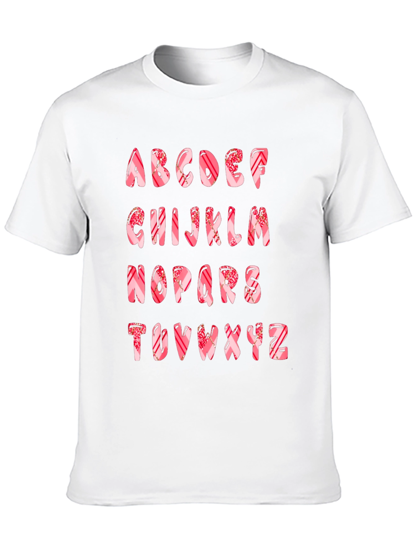 Candy Alphabet T-Shirt - Sweet & Stylish!