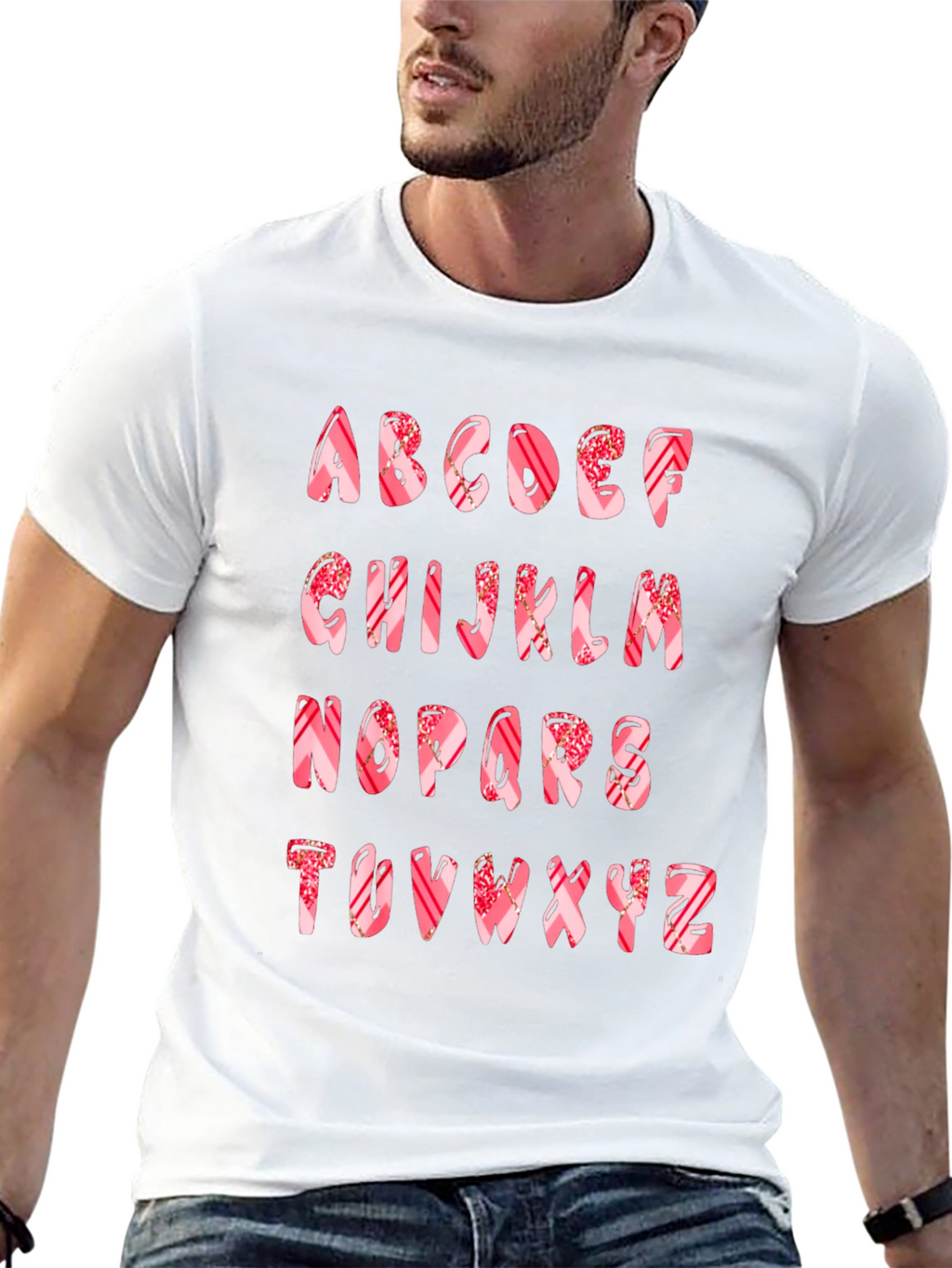 Candy Alphabet T-Shirt - Sweet & Stylish!