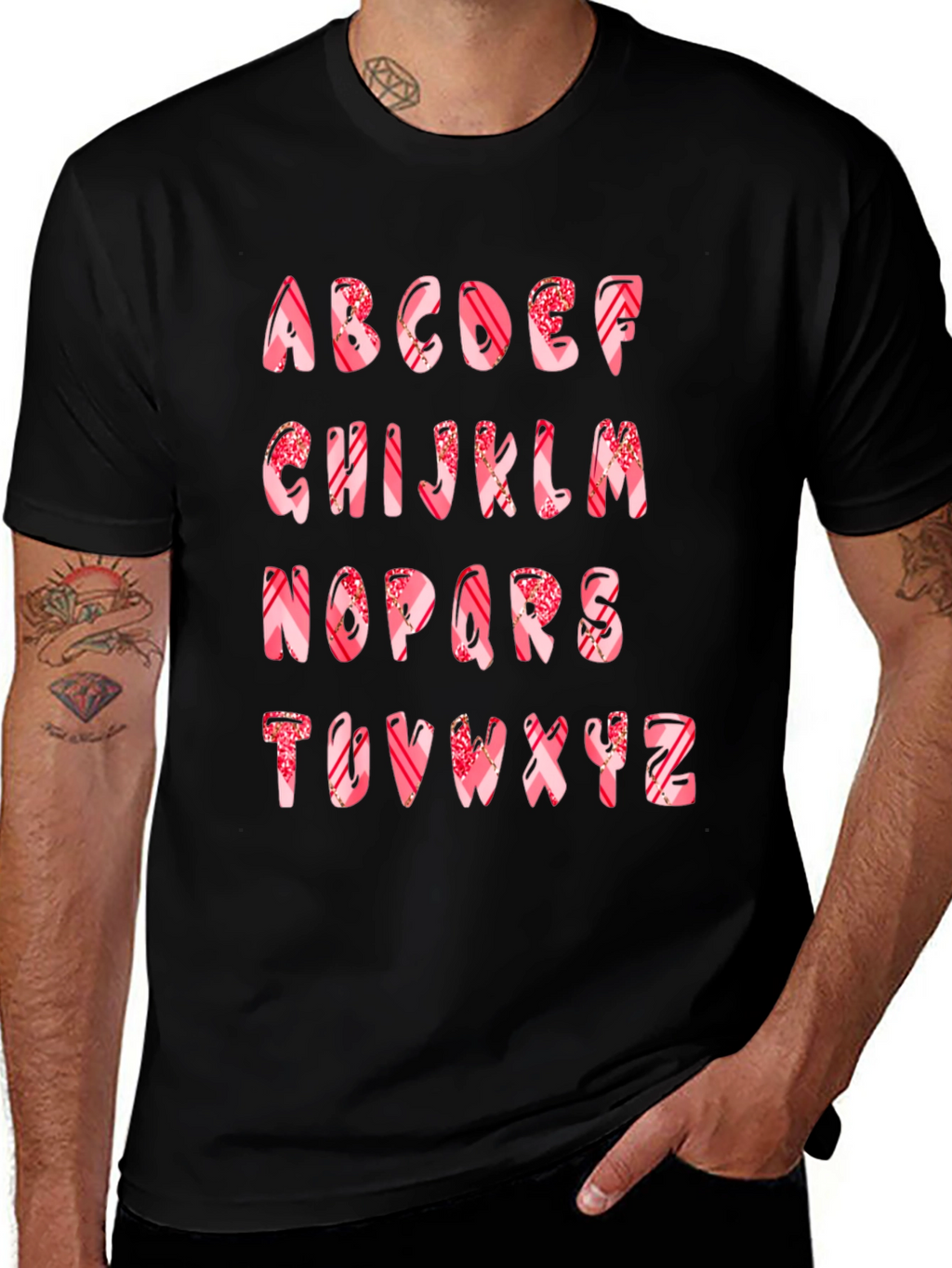 Candy Alphabet T-Shirt - Sweet & Stylish!