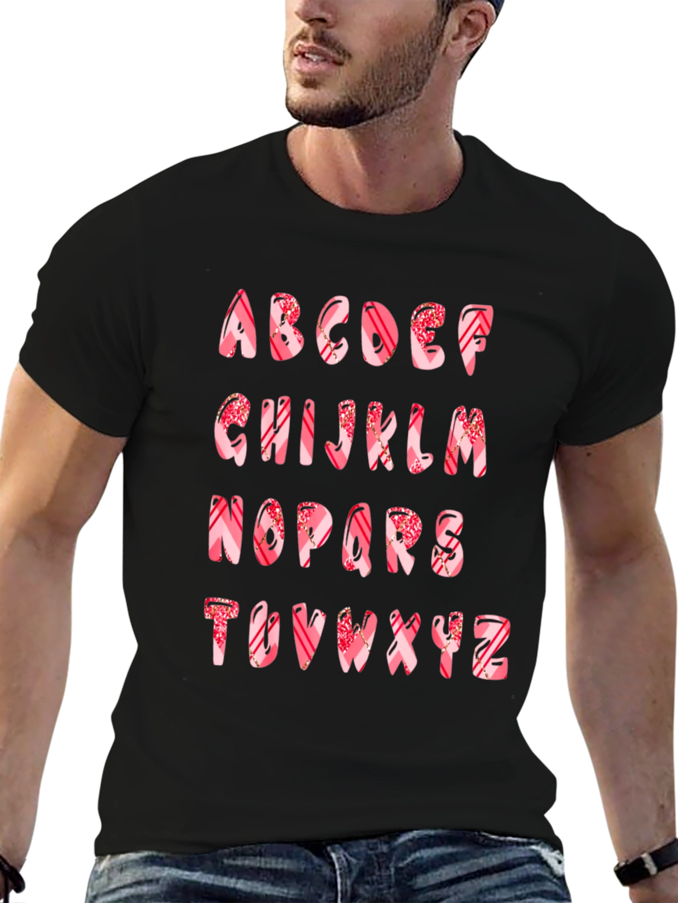 Candy Alphabet T-Shirt - Sweet & Stylish!