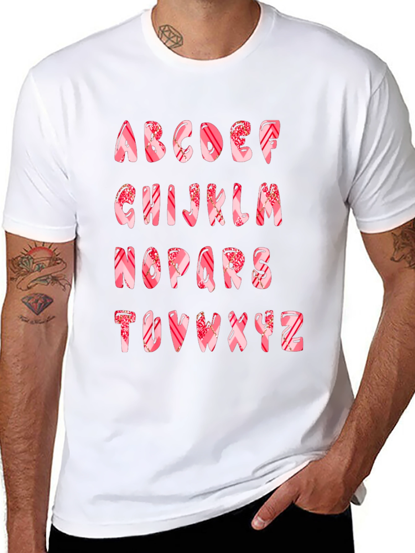 Candy Alphabet T-Shirt - Sweet & Stylish!
