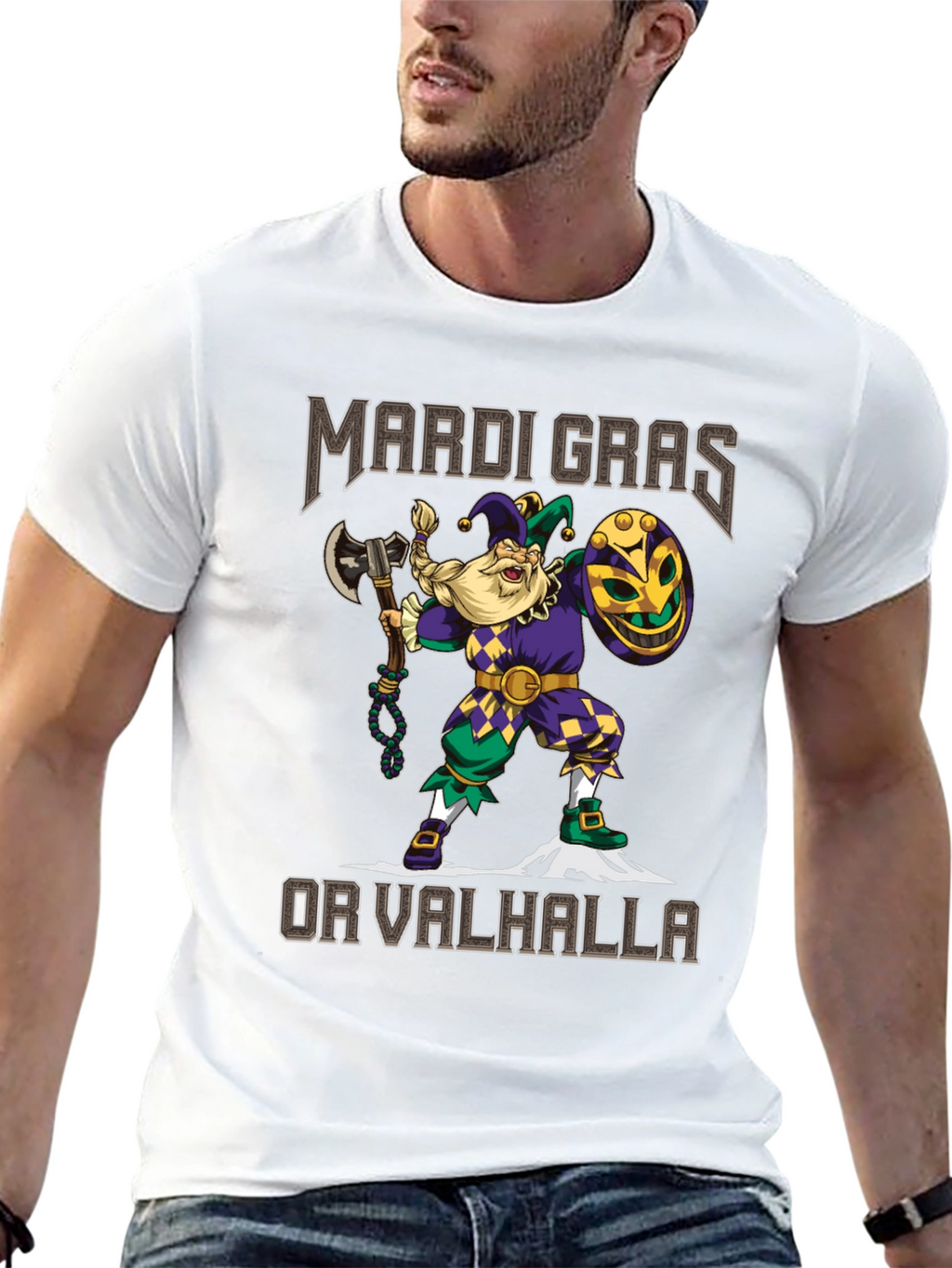 Mardi Gras or Valhalla T-Shirt