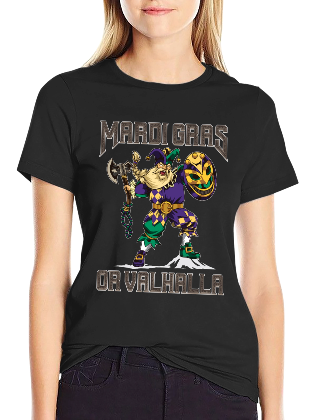 Mardi Gras or Valhalla T-Shirt