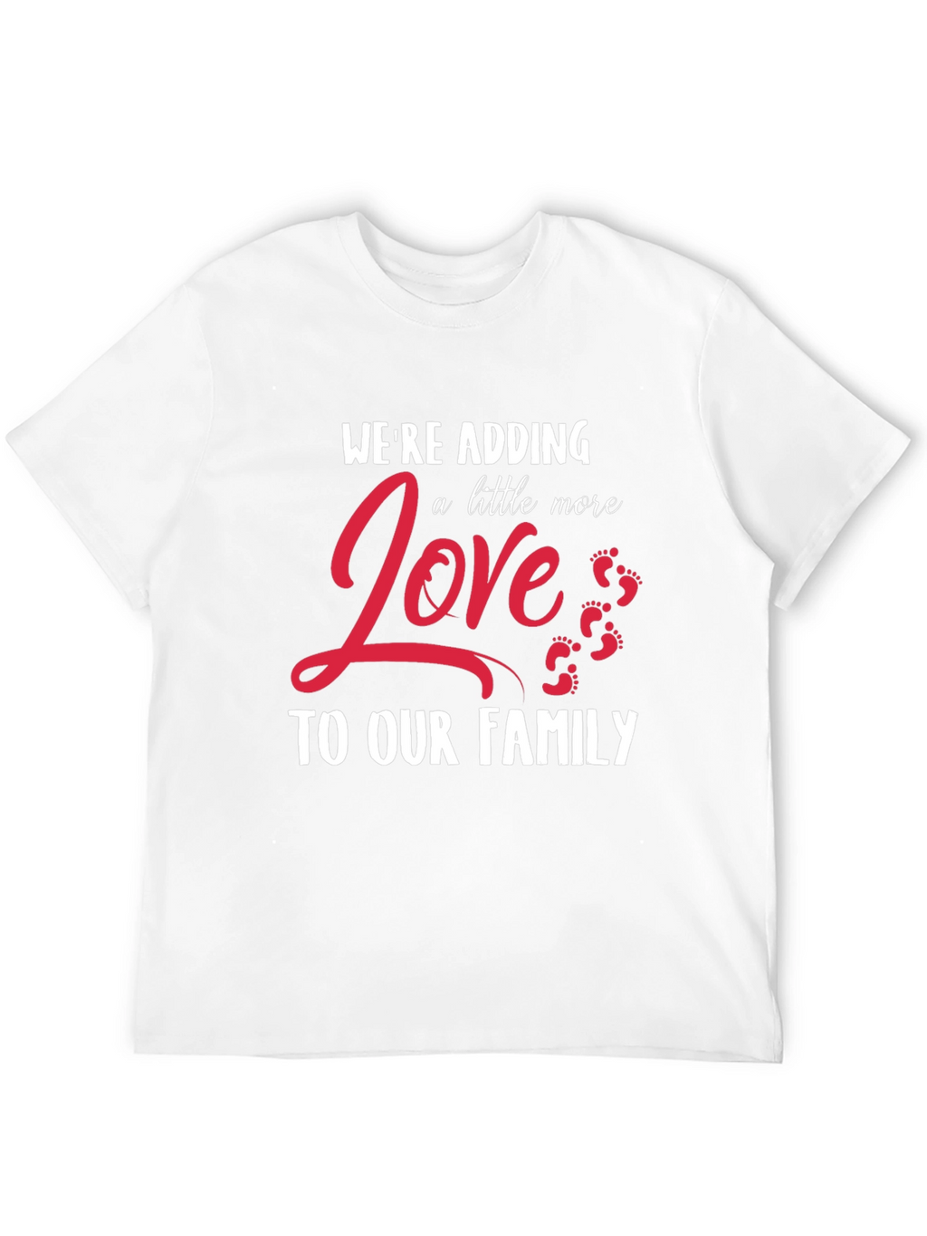 Adding Love Family Graphic Tee