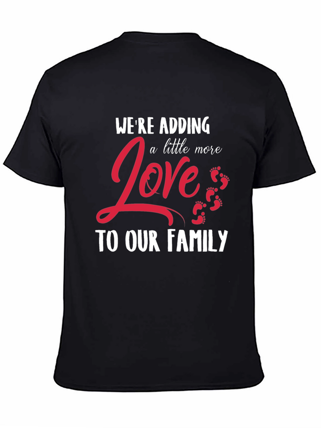 Adding Love Family Graphic Tee