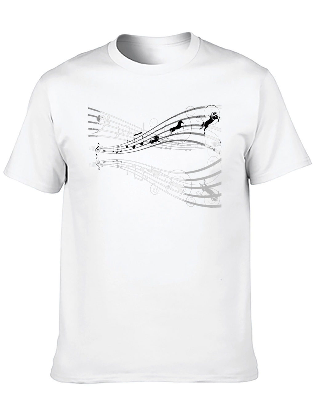 Musical Gymnastics Graphic Tee - Black